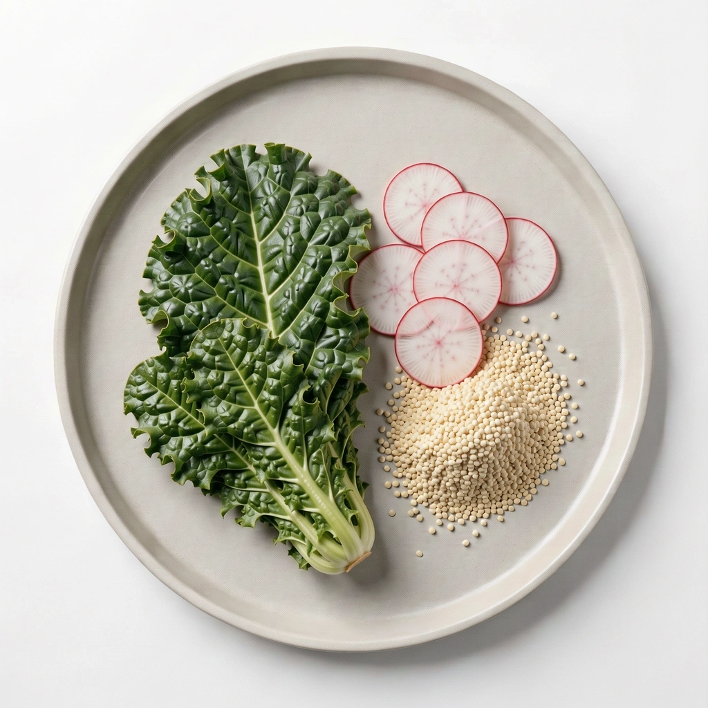 Balanced meal ingredients